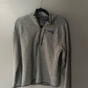 Patagonia Men's Zip-Up Sweater in Gray